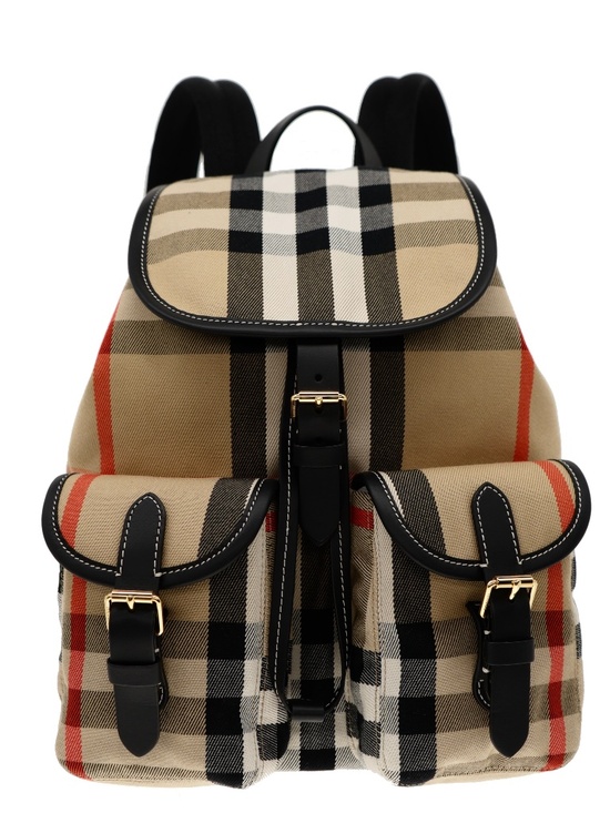 Burberry Enfield Woman Backpack Check Canvas New main image 5